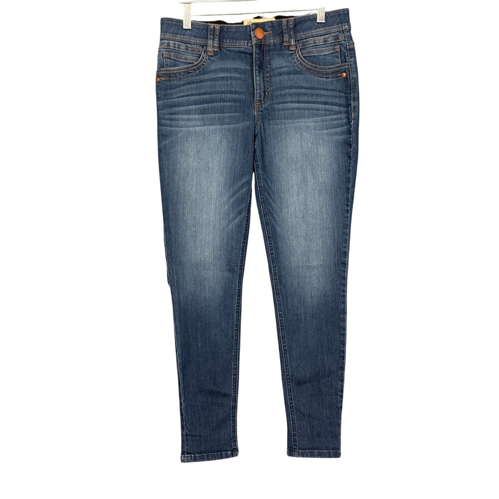 Democracy Skinny Jeans‎ Womens 8 Blue Ab Solution Stretch Denim B1641BBIHXX